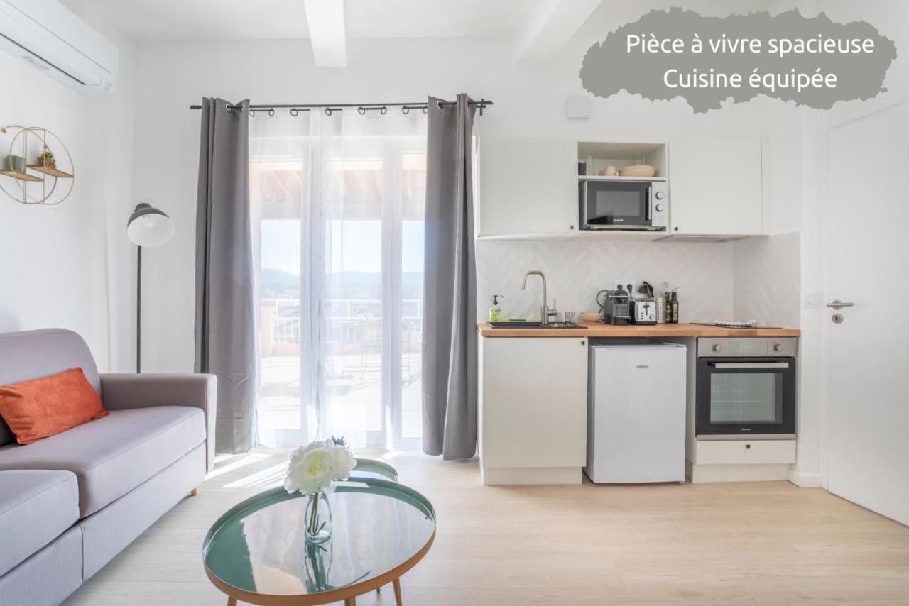 Mont Ventoux - Terrasse - Vue Degagee - Linge De Qualite - Fibre - Confort ガルダンヌ エクステリア 写真